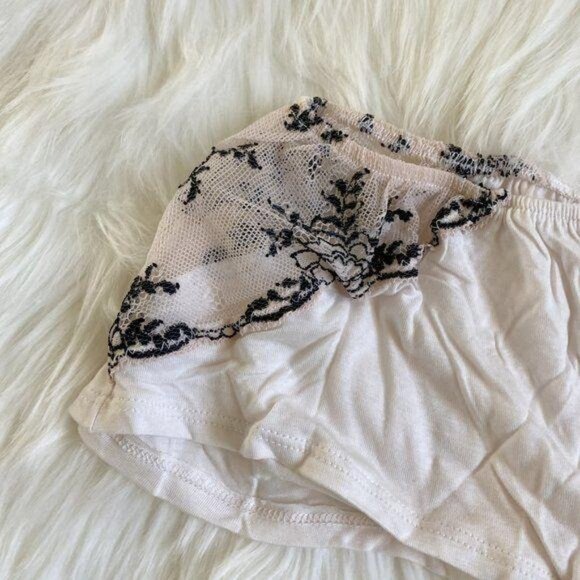 Eberjey Paloma Pale Pink Lace Trim Shorts - Picture 4 of 5